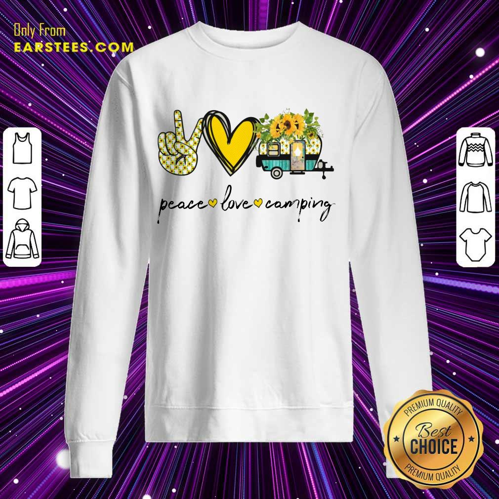 Top Peace Love Camping Shirt - Image 3