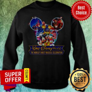 Alternative view of 50th Anniversary Walt Disney World The World’s Most Magical Celebration Shirt