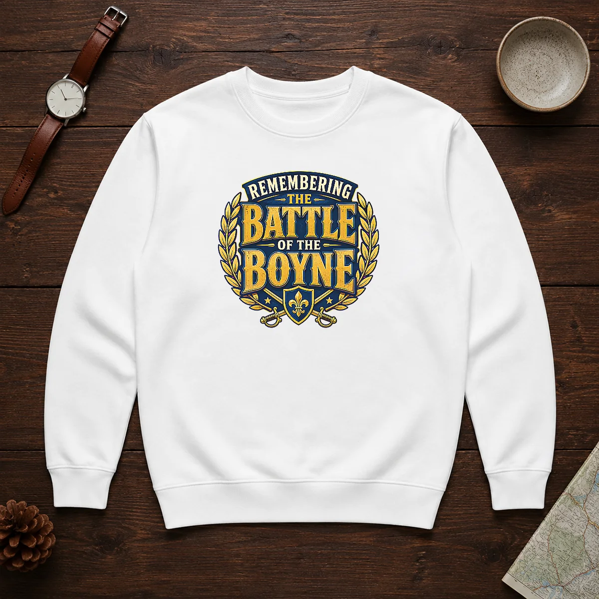 Original Pride In History Typography For Battle Of The Boyne Shirt - Image 7