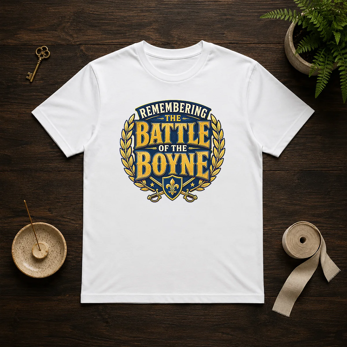 Original Pride In History Typography For Battle Of The Boyne Shirt