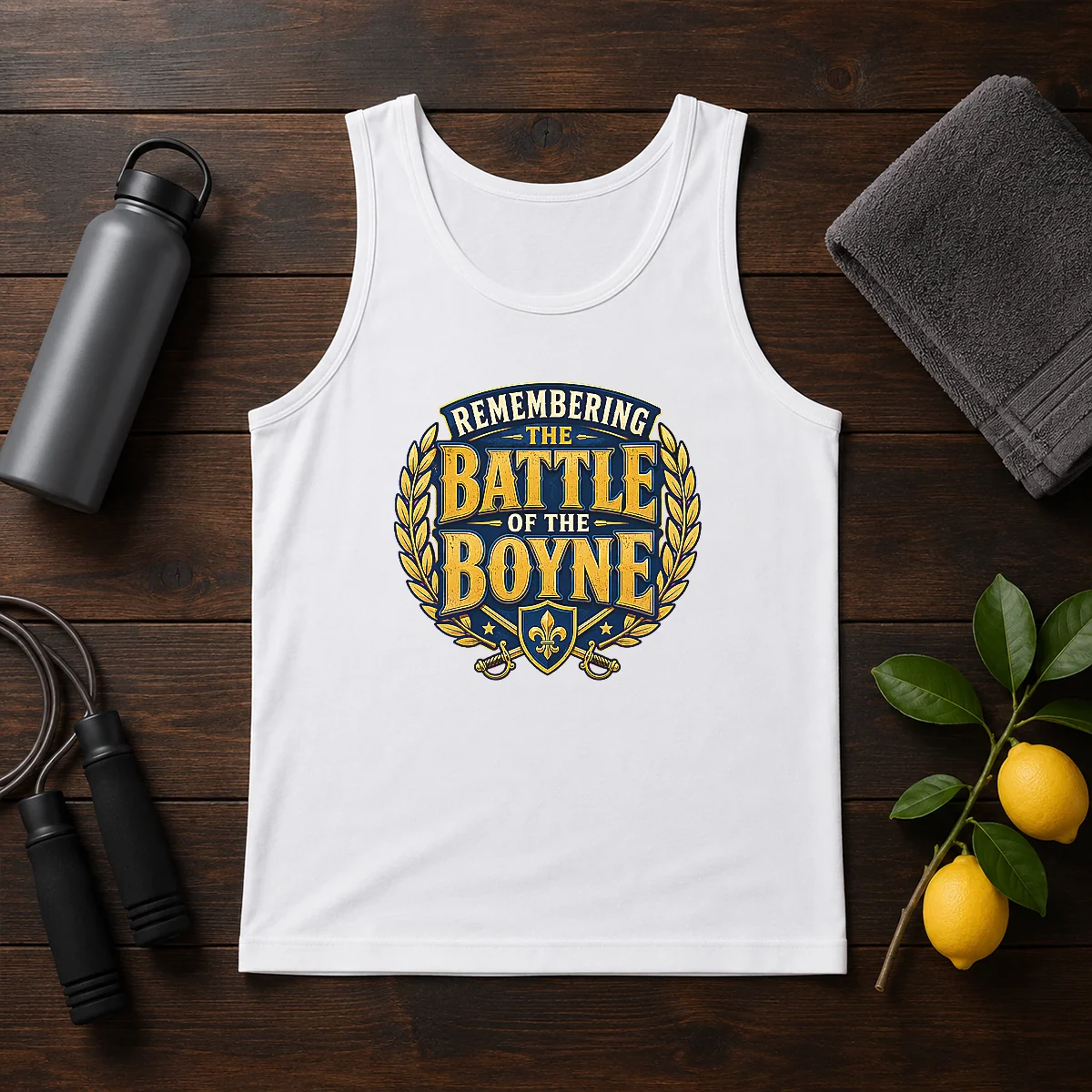 Original Pride In History Typography For Battle Of The Boyne Shirt - Image 3