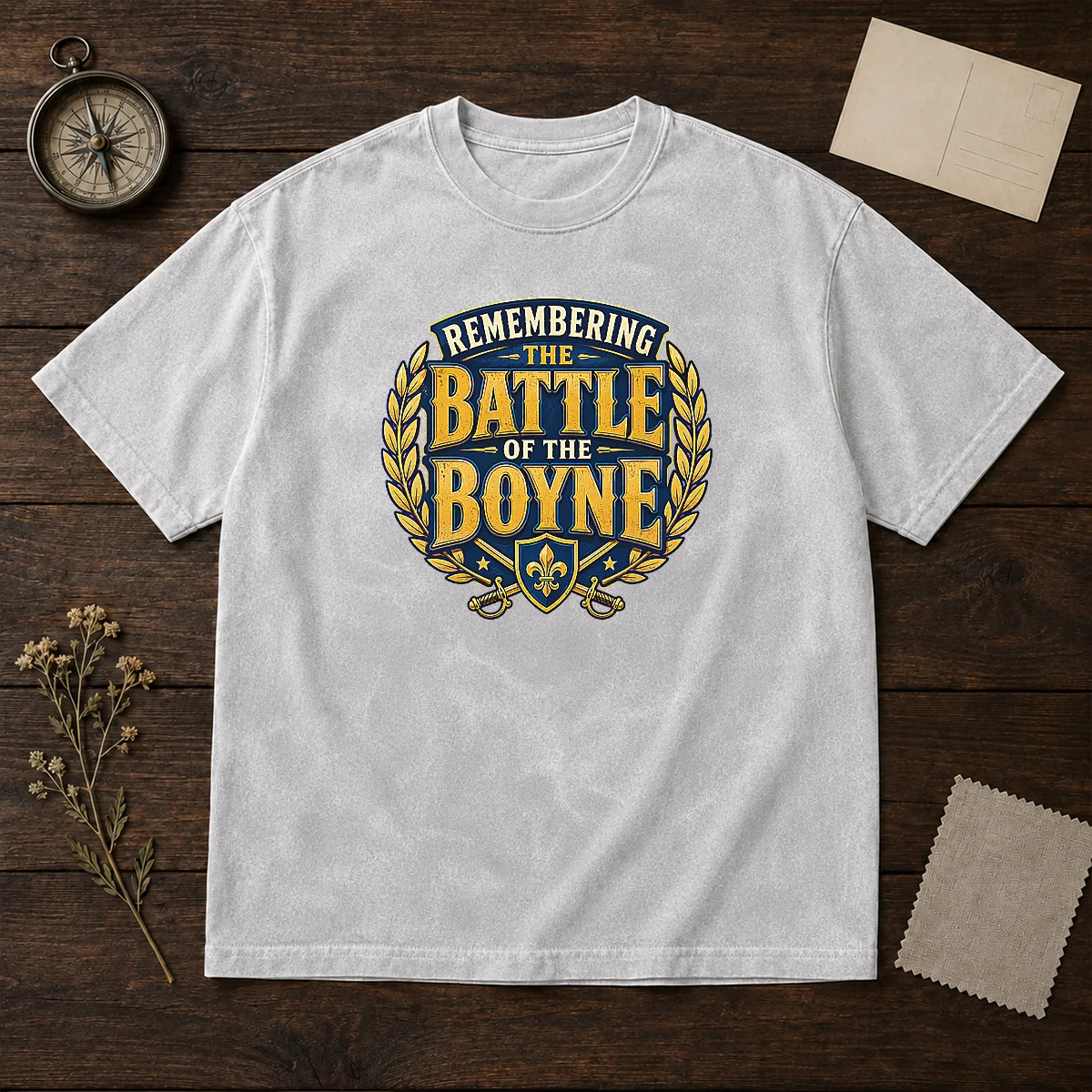 Original Pride In History Typography For Battle Of The Boyne Shirt - Image 8