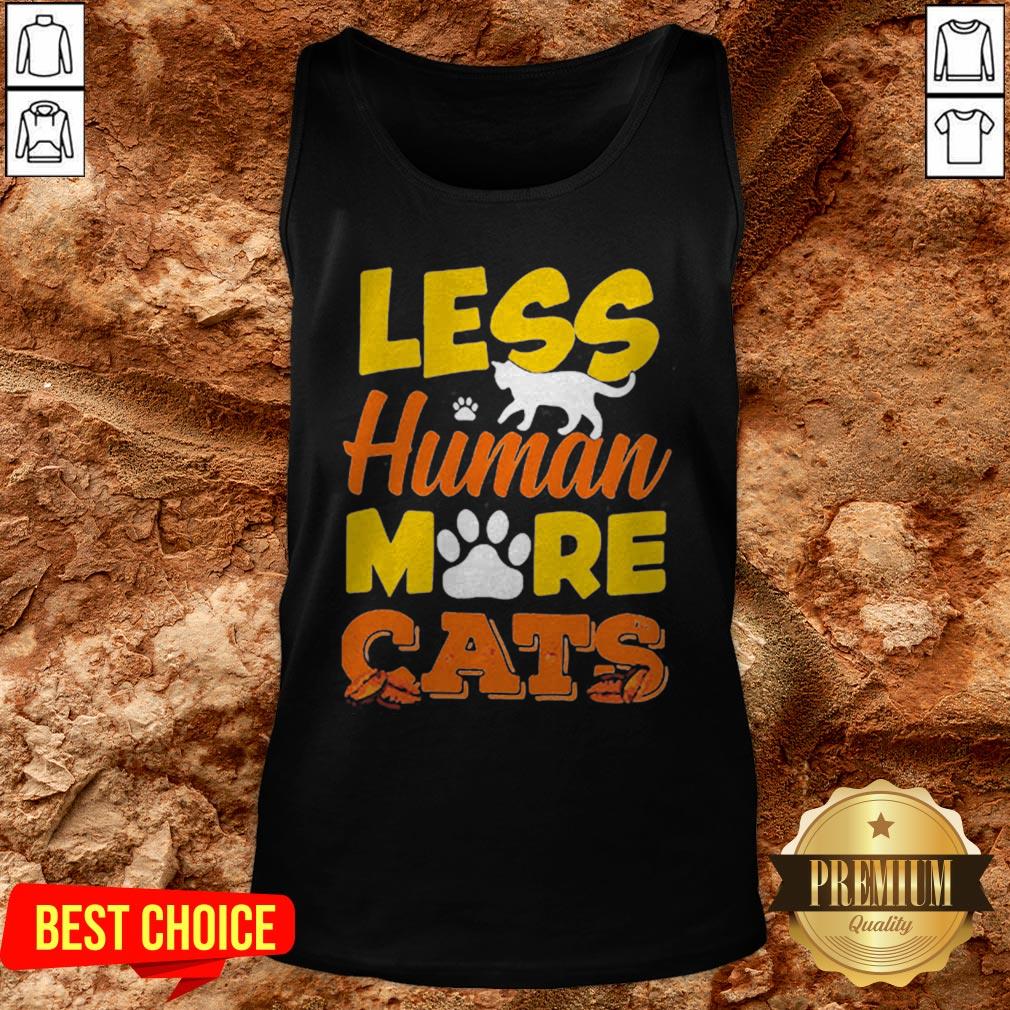 Hot Les Human More Cats And Coffee Please Shirt - Image 3
