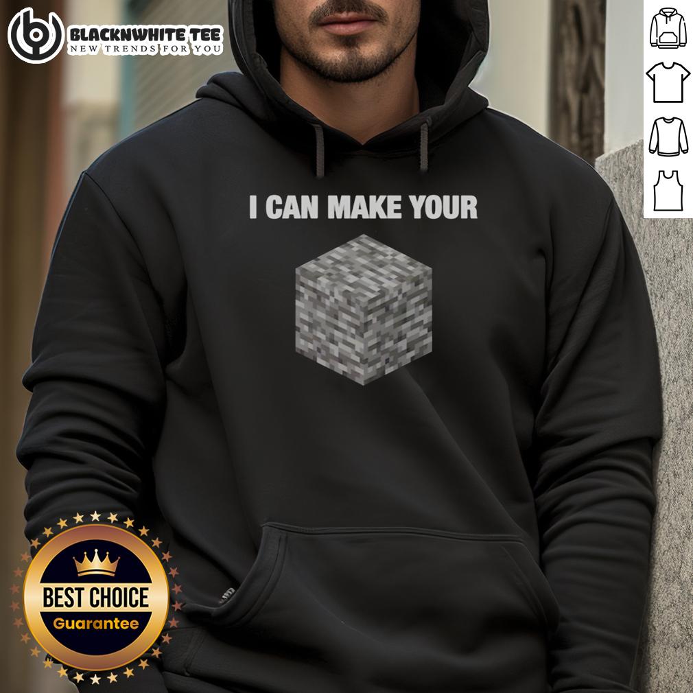 Official I Can Make Your Bedrock Minecraft Humor T-Shirt - Image 2