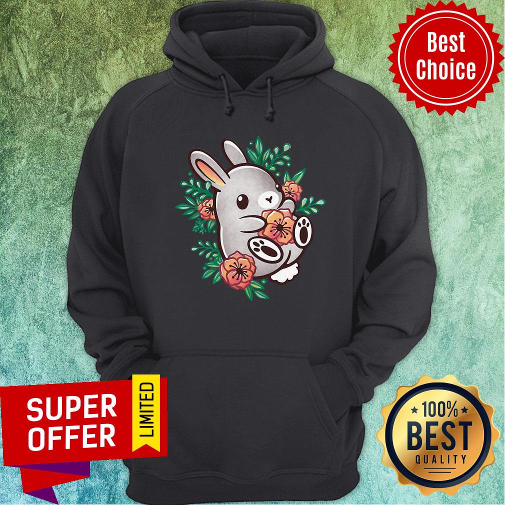 Awesome Floral Cute Bunny Shirt - Image 5