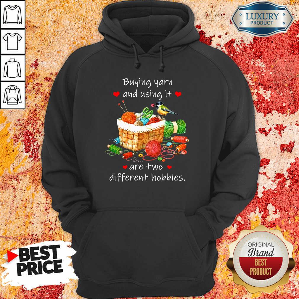 Buying Yarn And Using Different Hobbies Shirt - Image 5