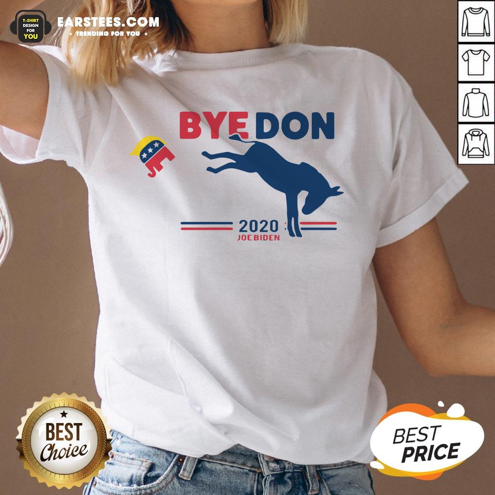 Funny Bye Don Donkey 2020 Joe Biden Shirt - Image 3