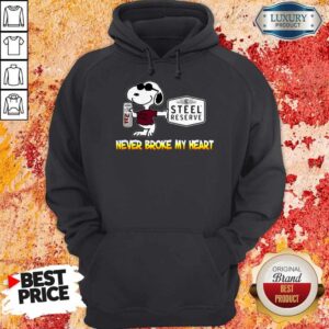 Alternative view of Nice Snoopy Steel Reserve Never Broke My Heart Shirt