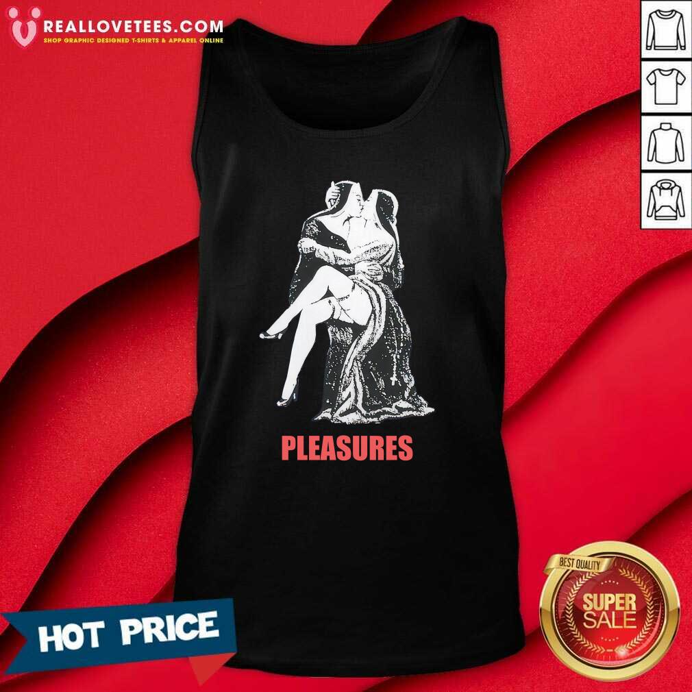 French Kiss Nun Pleasures T-shirt - Image 3