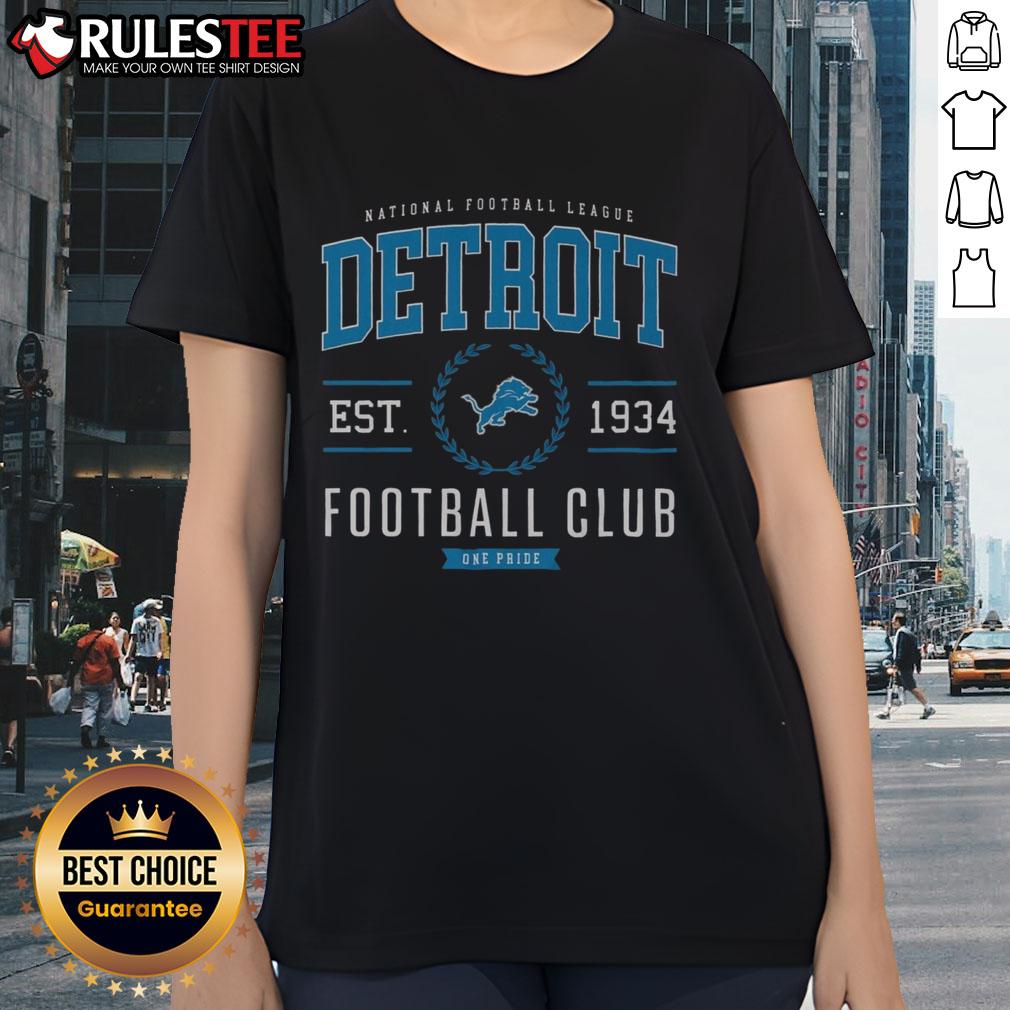 Awesome Detroit Lions Football Club T-Shirt - Image 3