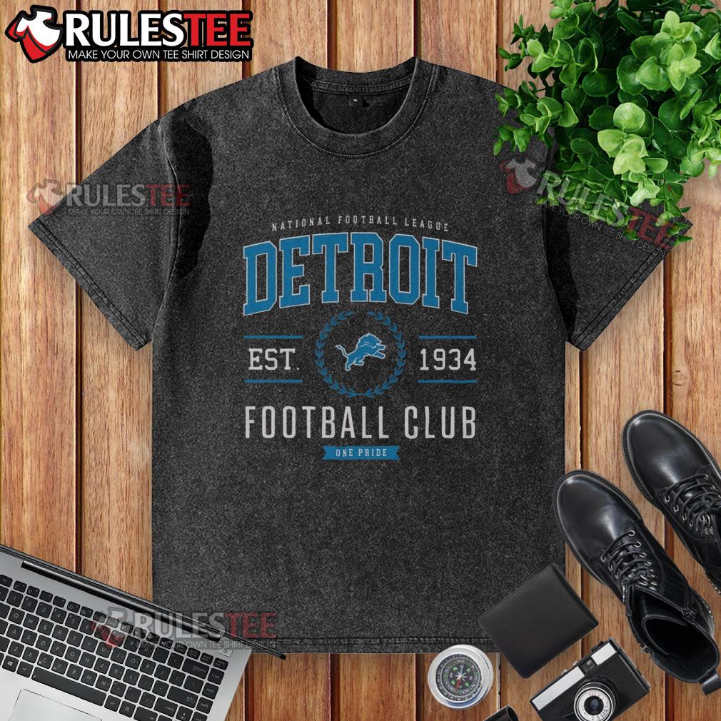 Awesome Detroit Lions Football Club T-Shirt - Image 6