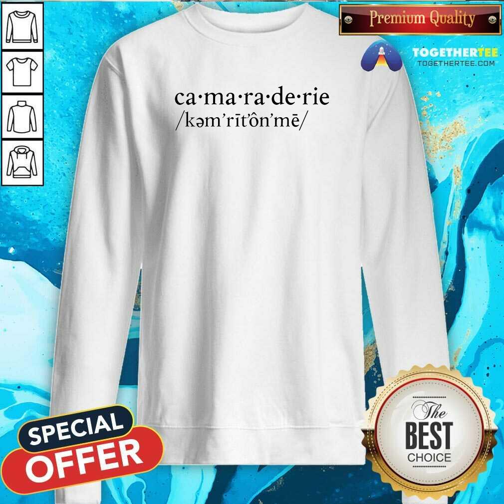 Official Camaraderie Definition T-Shirt - Image 3