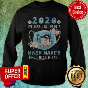 Alternative view of Nice 2020 Face Mask The Year I Got To Be A Mask Maker Essential Shirt