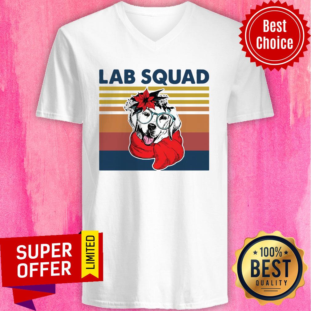 Official Labrador Lab Squad Vintage Retro Shirt - Image 2