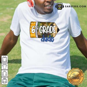 Pencil Camo 7th Grade Dude Shirt