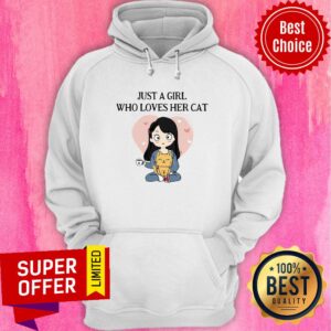 Alternative view of Premium Just A Girl Who Loves Her Cat Shirt