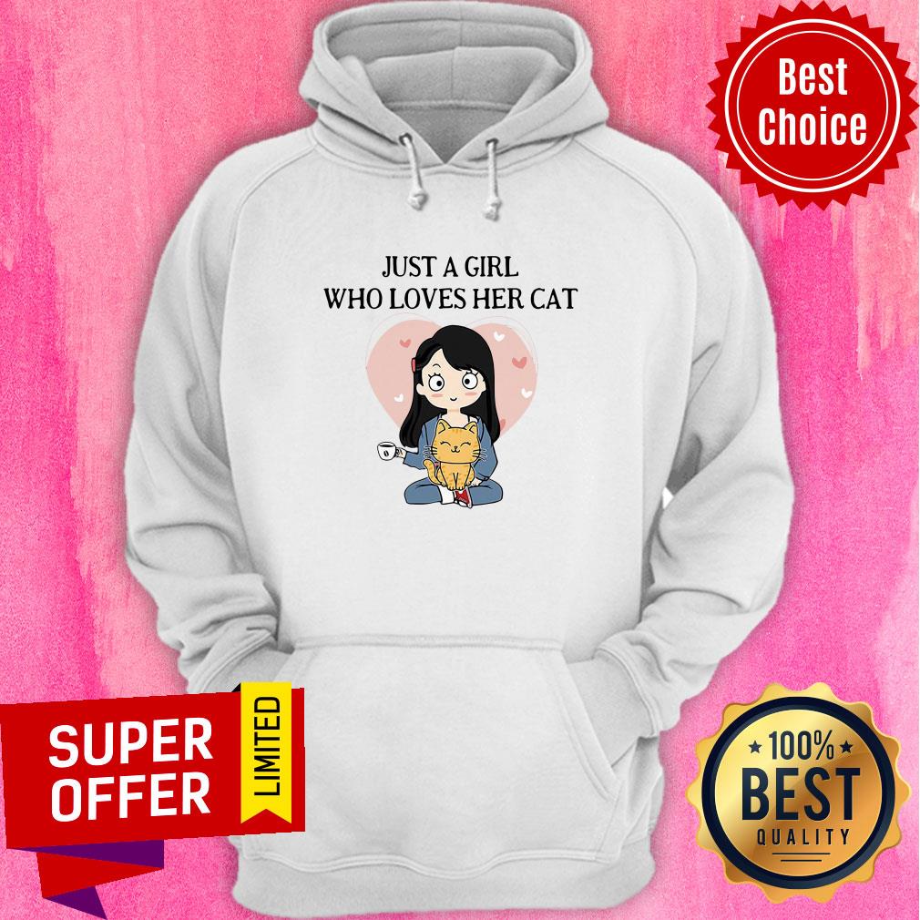 Premium Just A Girl Who Loves Her Cat Shirt - Image 2