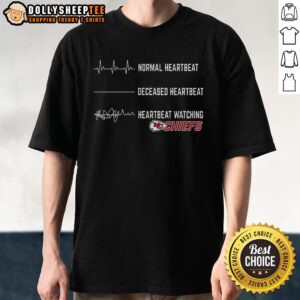 Pretty Heartbeat Watching Kansas City Chiefs T-Shirt
