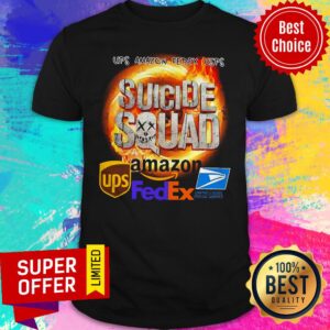 Official Ups Amazon Fedex Usps Suicide Squad Amazon Ups FedEx Shirt