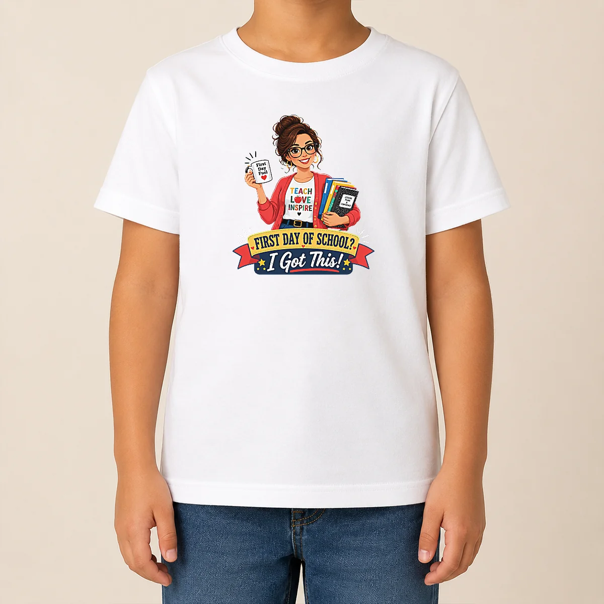 Nice First Day Of School Teacher Vector Shirt - Image 9