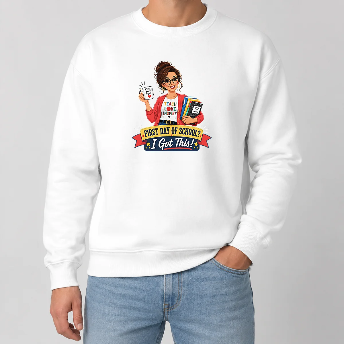 Nice First Day Of School Teacher Vector Shirt - Image 7