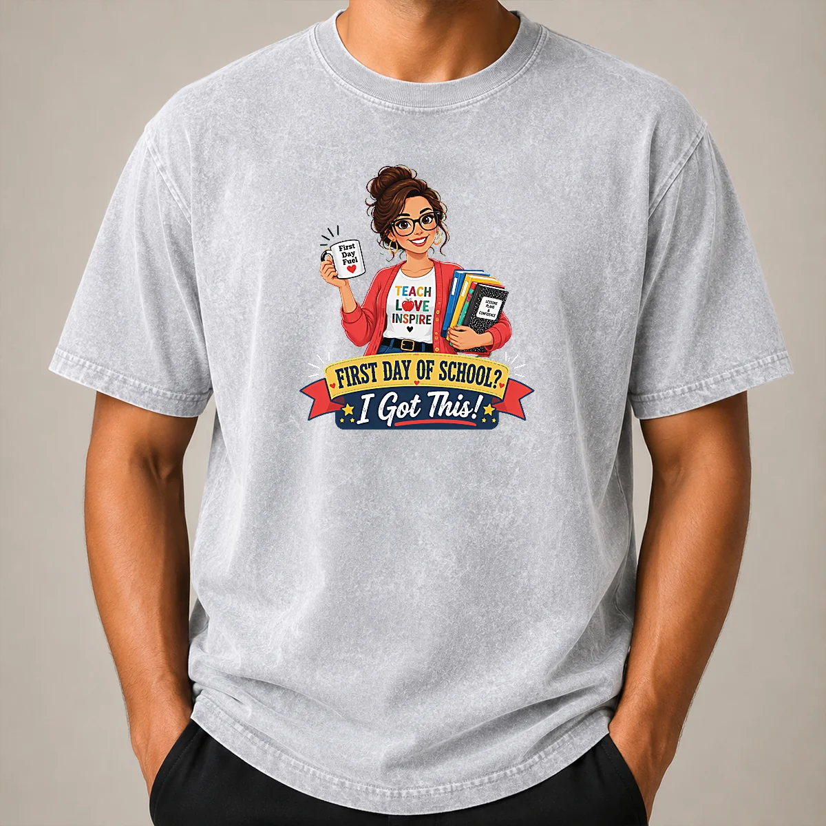 Nice First Day Of School Teacher Vector Shirt - Image 8