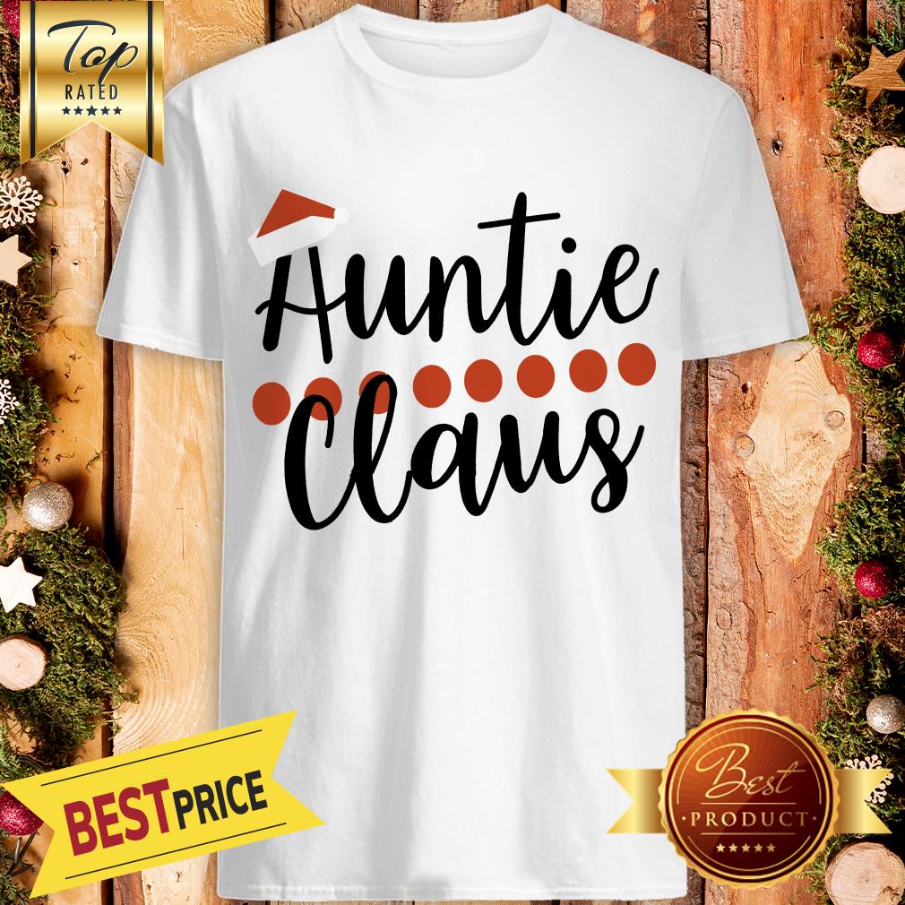 Official Christmas Auntie Claus Shirt