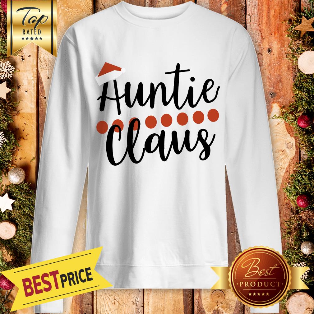Official Christmas Auntie Claus Shirt - Image 4