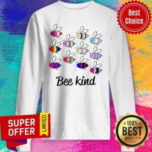 Alternative view of Official LGBT Bee Kind Shirt