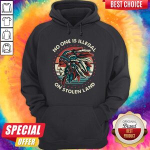 Alternative view of No One Is Illegal On Stolen Land Shirt