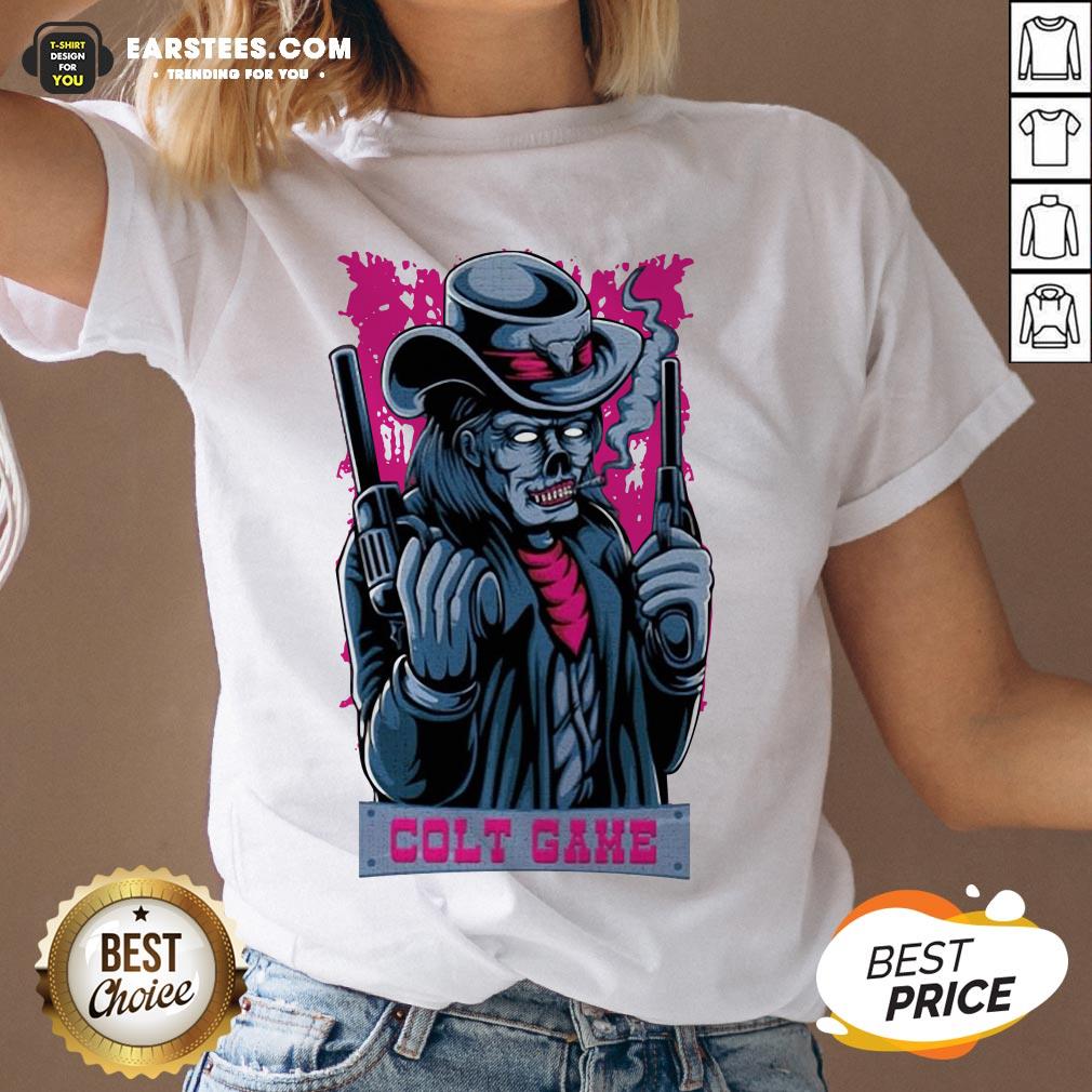 Hot Colt Game Shooter Halloween Shirt - Image 3