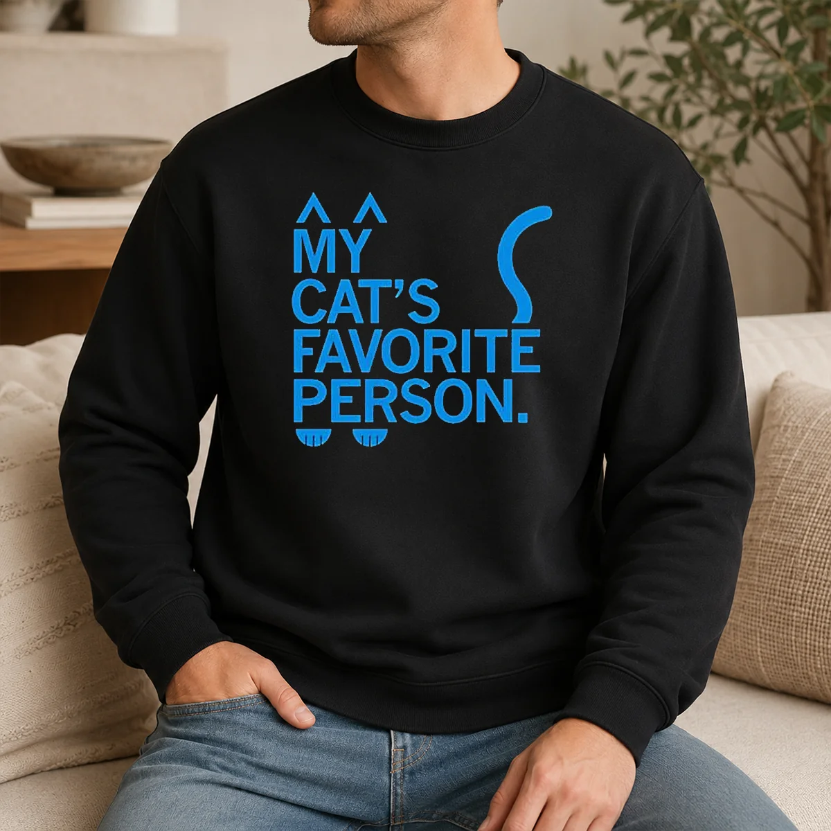 Nice Top My Cat's Favorite Person Shirt - Image 7