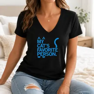 Alternative view of Nice Top My Cat's Favorite Person Shirt