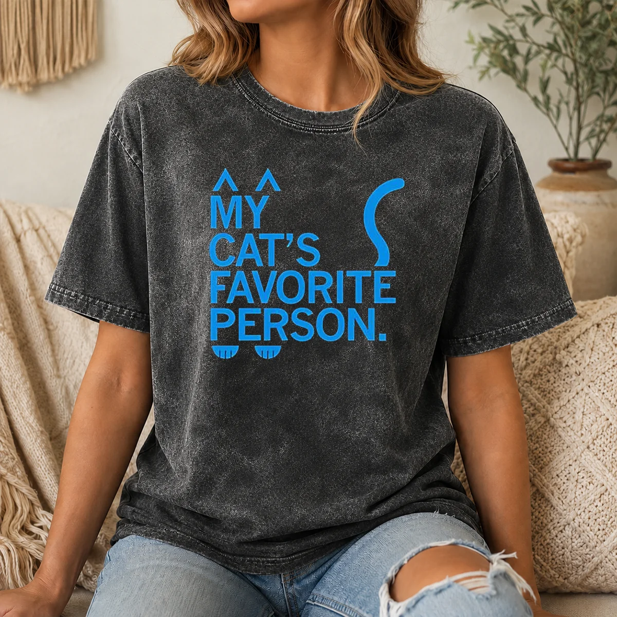 Nice Top My Cat's Favorite Person Shirt - Image 8