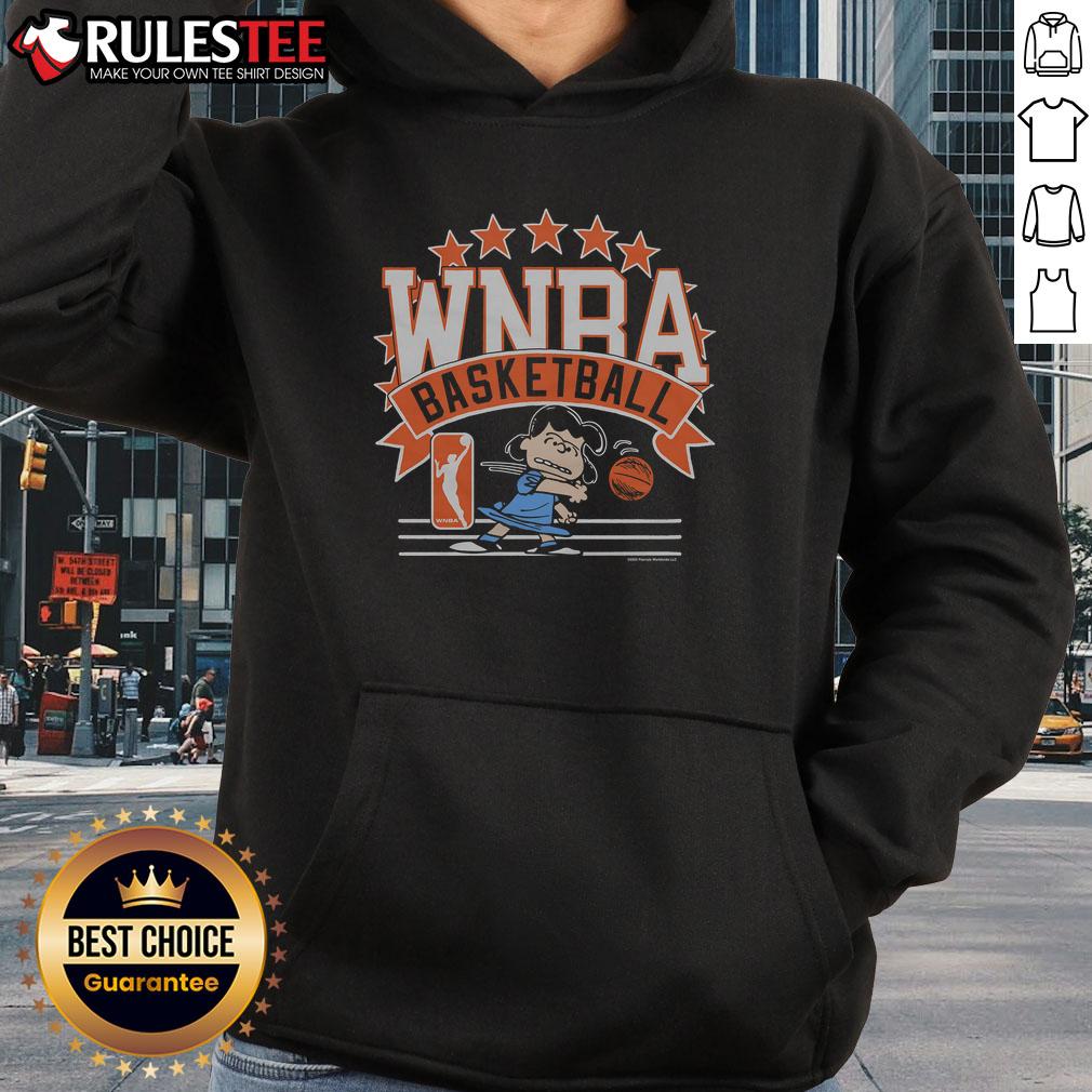 Cute Peanuts Lucy X WNBA T-Shirt - Image 2