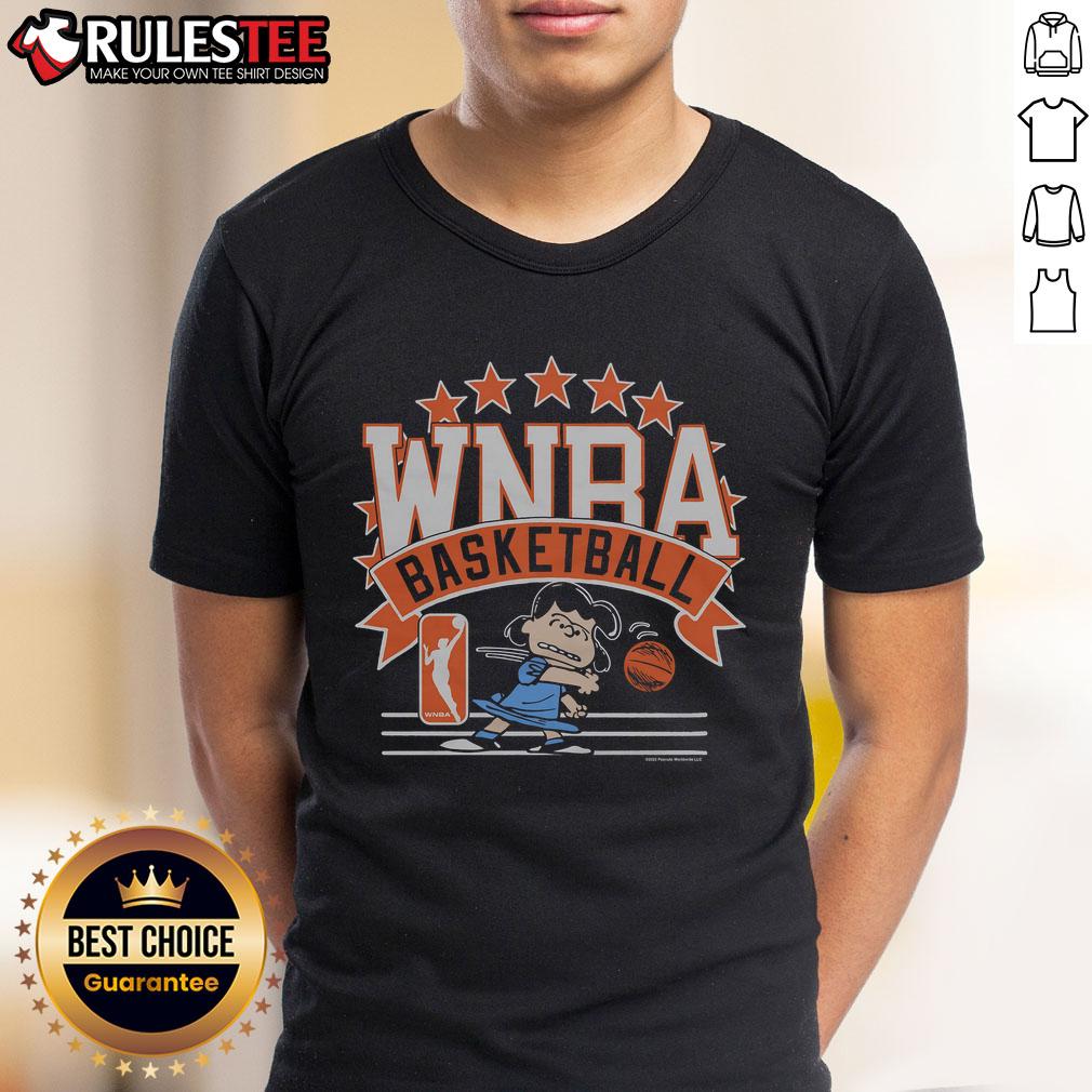 Cute Peanuts Lucy X WNBA T-Shirt
