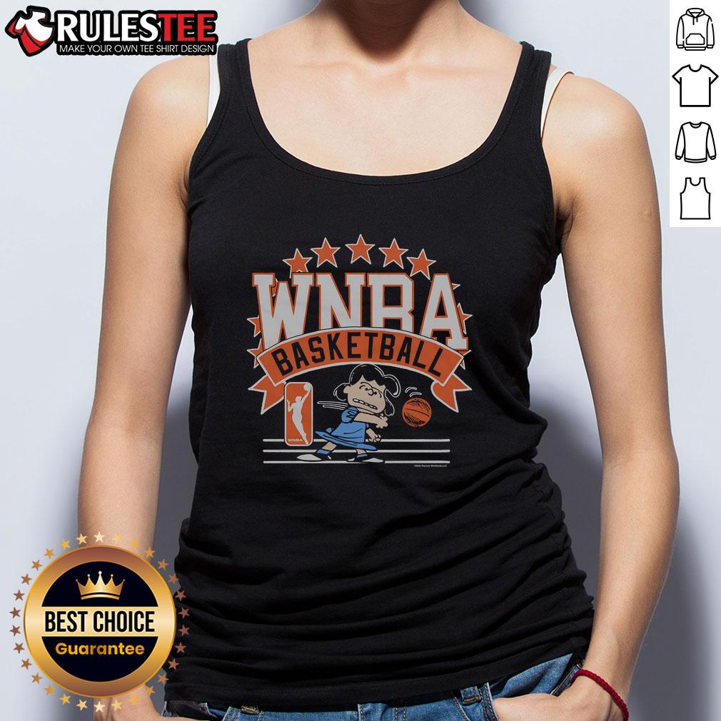 Cute Peanuts Lucy X WNBA T-Shirt - Image 4