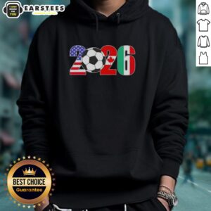 Alternative view of Official 2026 International Soccer Tournament Flags T-Shirt
