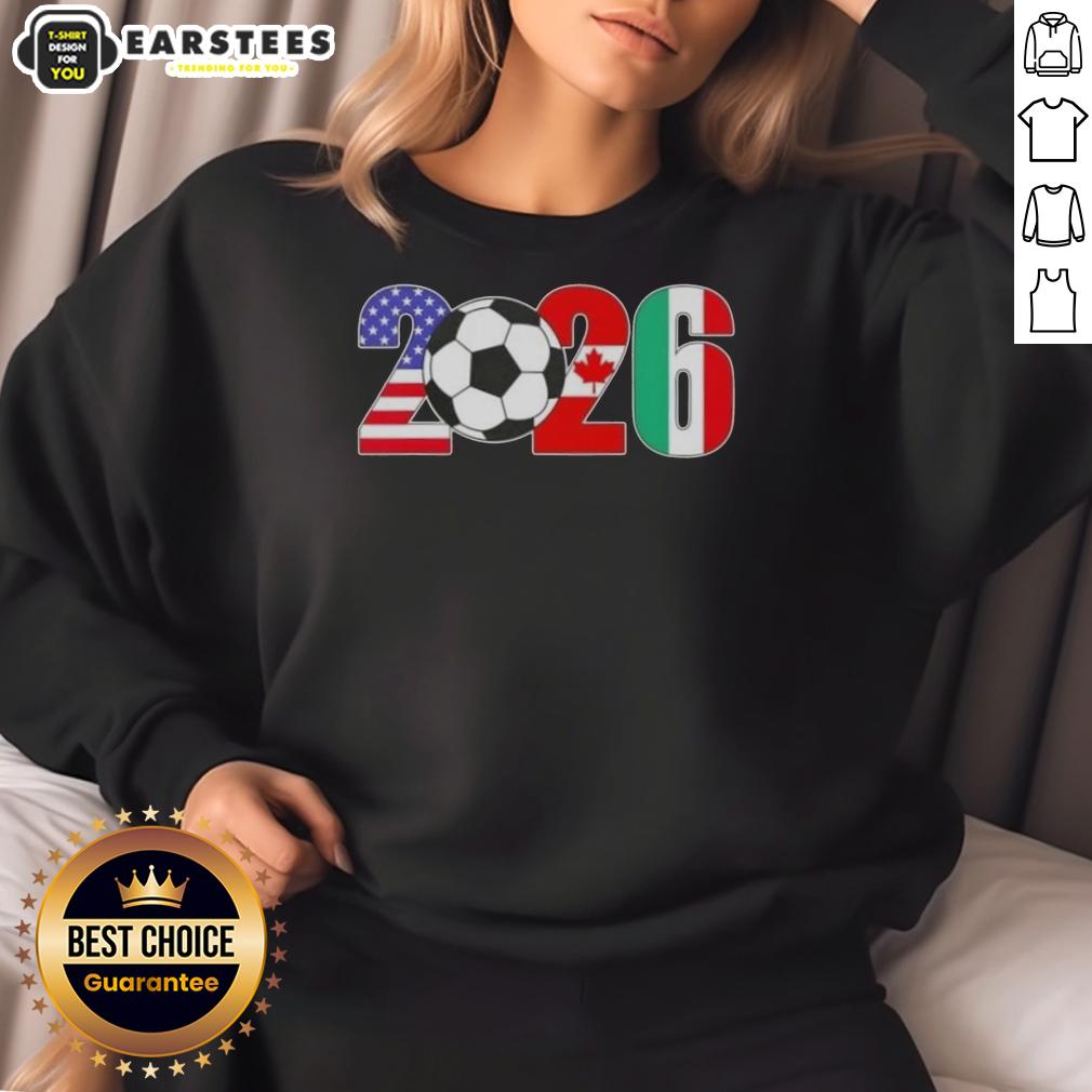 Official 2026 International Soccer Tournament Flags T-Shirt - Image 5