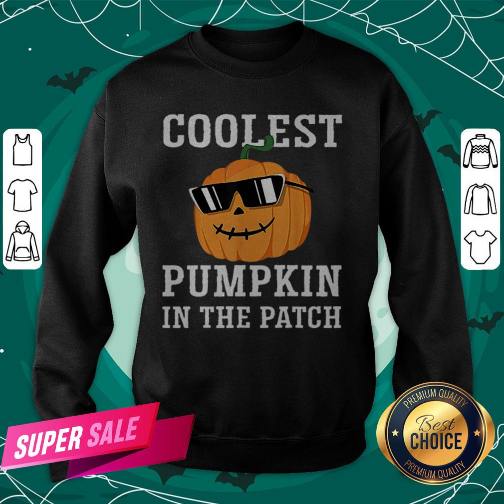 Coolest Pumpkin In The Patch Halloween Costume Kids Gift T-Shirt - Image 4