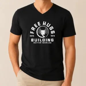 Alternative view of Hot Free Hugs Alien Facehugger Building Better Worlds 1979 Shirt