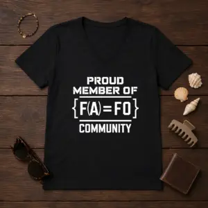 Alternative view of Nice Proud Member Of FAFO Community Geek Shirt