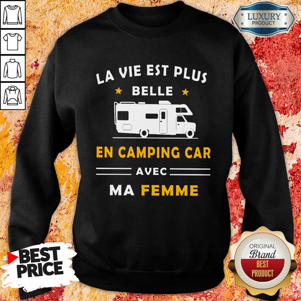 Humour Camping Car Ma Femme Shirt - Image 4