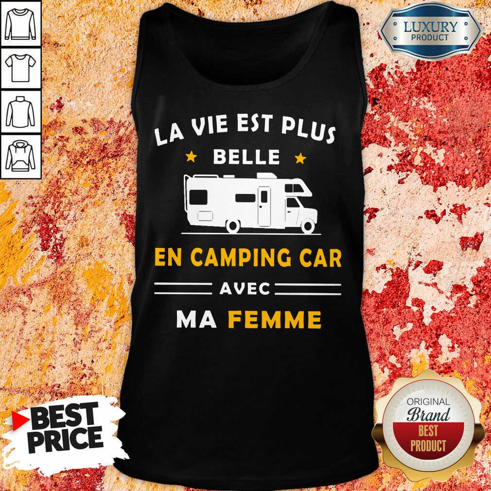Humour Camping Car Ma Femme Shirt - Image 3