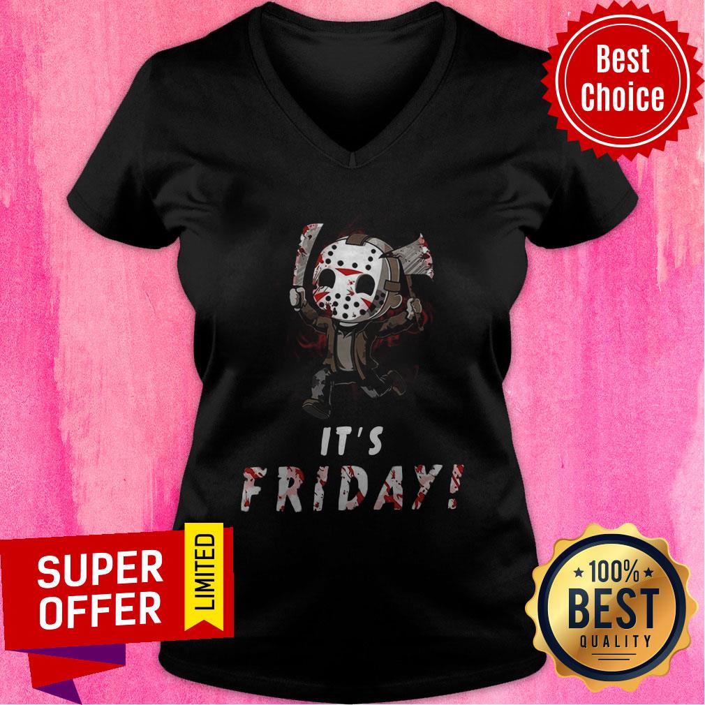 Top Jason Voorhees Chibi It's Friday Shirt - Image 4