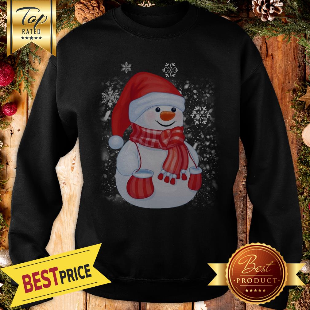 Snowman Santa Merry Christmas Shirt - Image 4