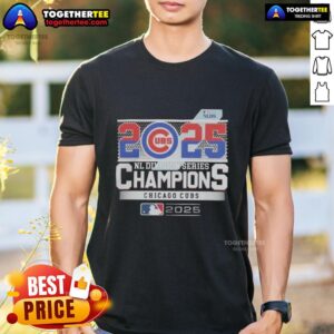Awesome Chicago Cubs 2025 NL Division Series Champions T-Shirt