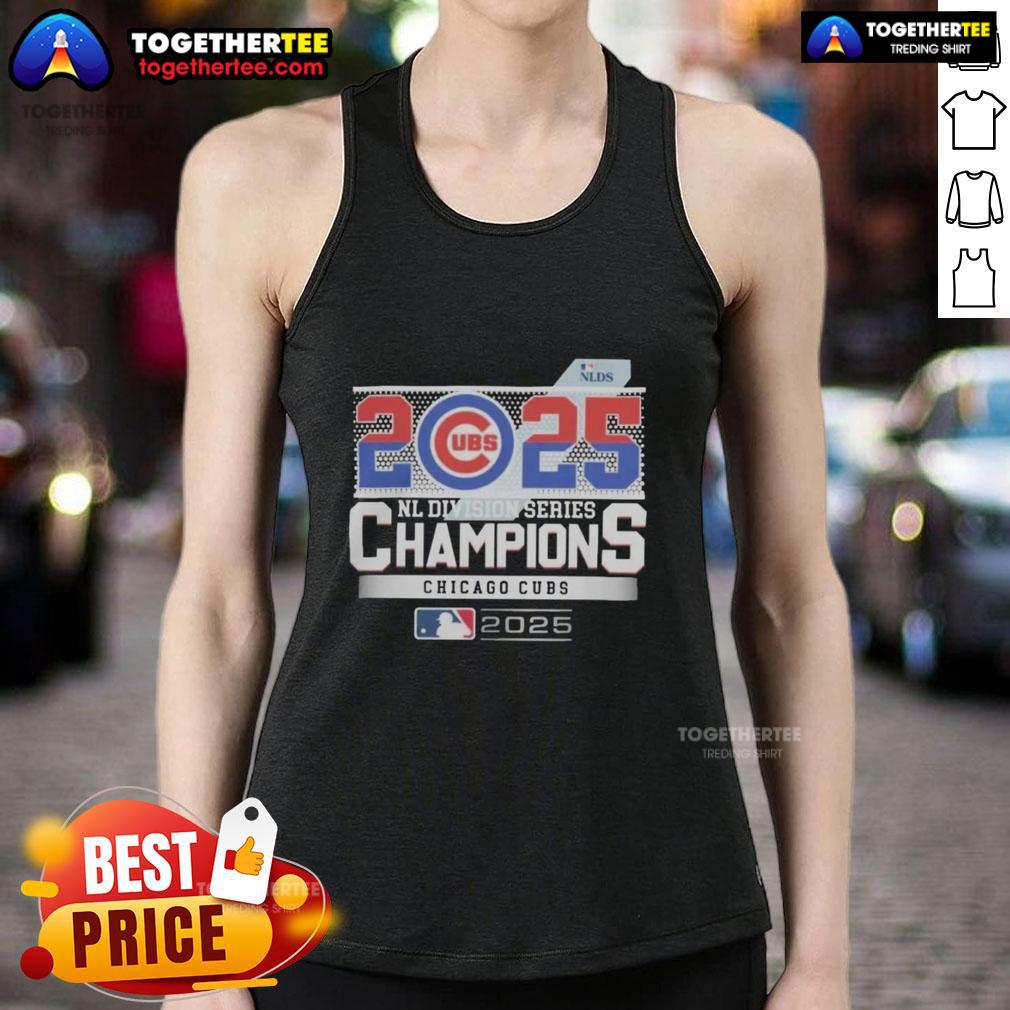 Awesome Chicago Cubs 2025 NL Division Series Champions T-Shirt - Image 4