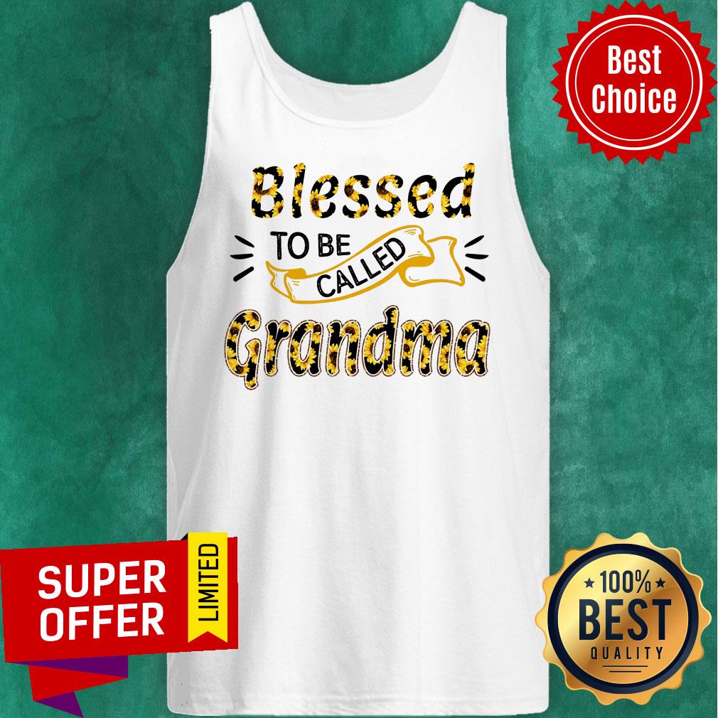 Sunflower Blessed To Be Called Grandma Shirt - Image 4