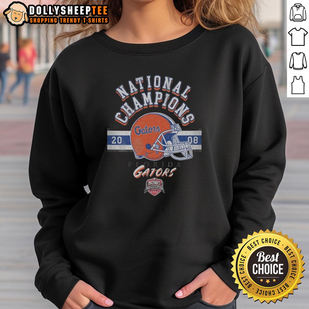 Awesome Florida Gators 2008 BCS National Champions T-Shirt - Image 5